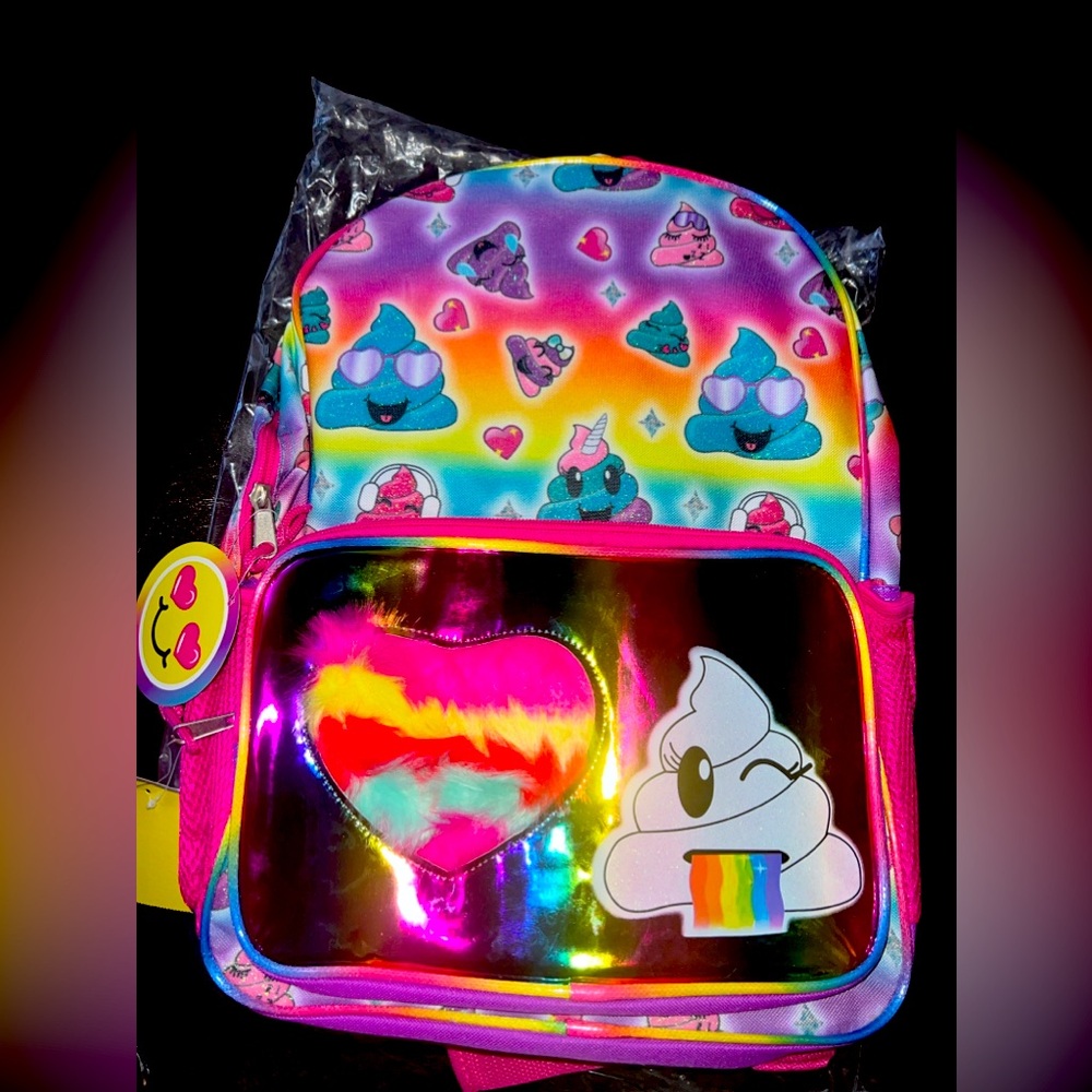 Poop Emoji New With Tags Backpack